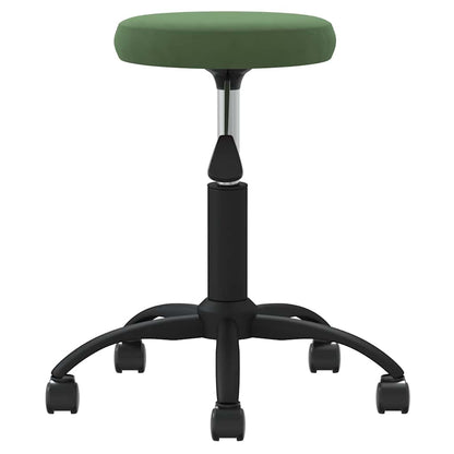 vidaXL Office Swivel Chair Dark Green Velvet - Gre