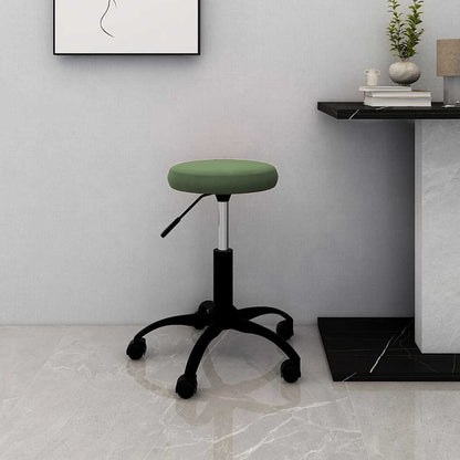 vidaXL Office Swivel Chair Dark Green Velvet - Gre