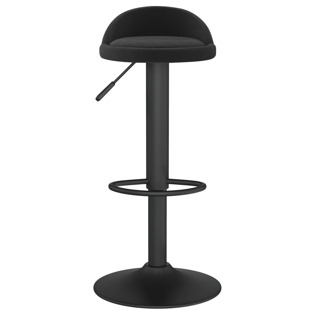 vidaXL Bar Stools 2 pcs Black Velvet - 36 x 38 x 94 cm