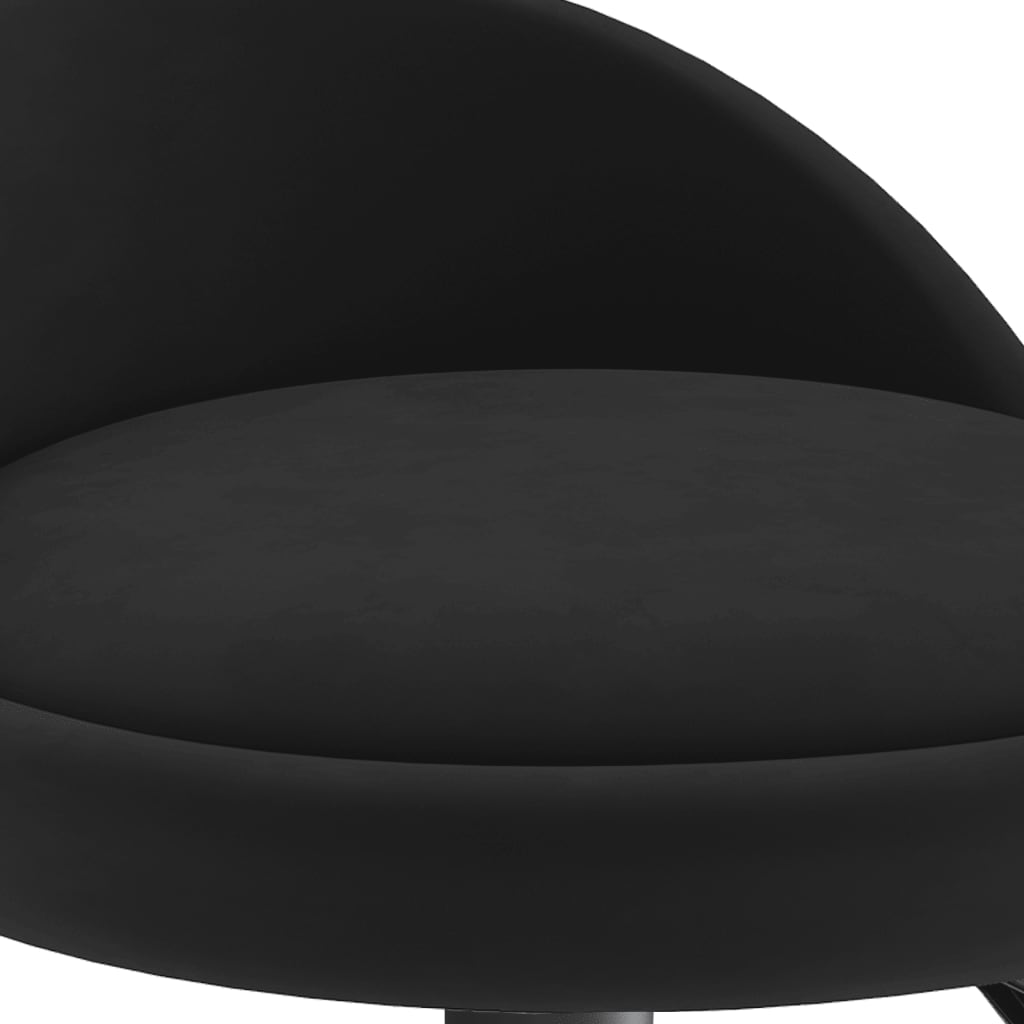 vidaXL Bar Stools 2 pcs Black Velvet - 36 x 38 x 94 cm