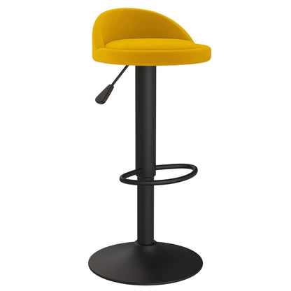 vidaXL Bar Stools 2 pcs Yellow Velvet - 36 x 38 x 94 cm