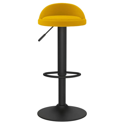 vidaXL Bar Stools 2 pcs Yellow Velvet - 36 x 38 x 94 cm