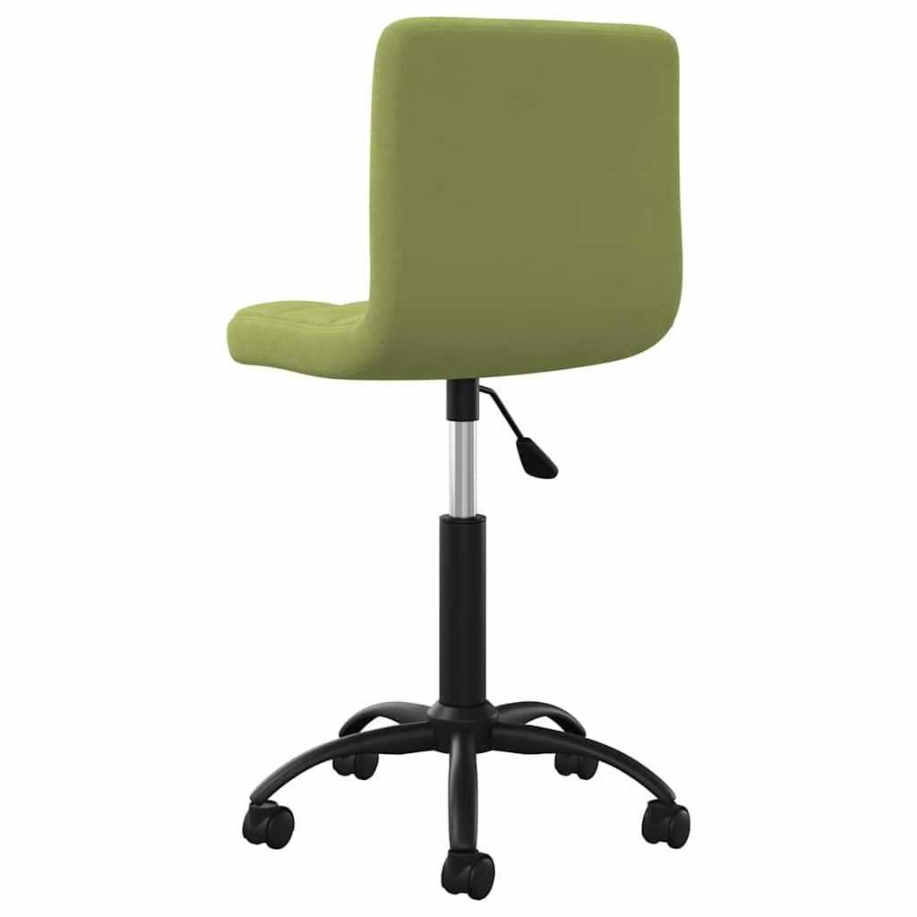 vidaXL Swivel Office Chair Light Green Velvet - Gre