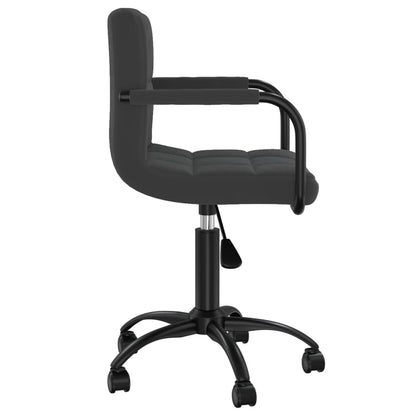 vidaXL Swivel Office Chair Black Velvet - 40 x 47 x 87.5 cm