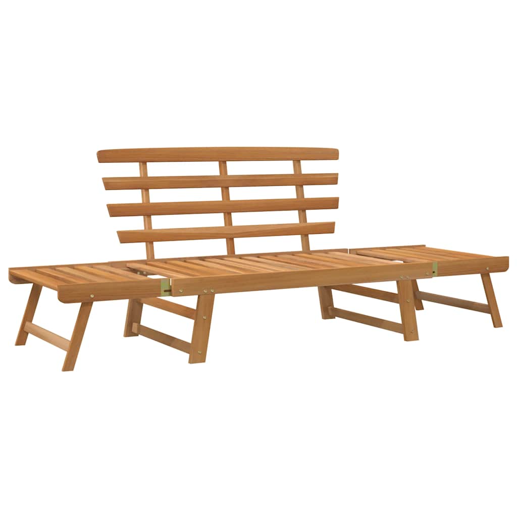 vidaXL Garden Bench 2-in-1 190 cm Solid Acacia Wood - Brown