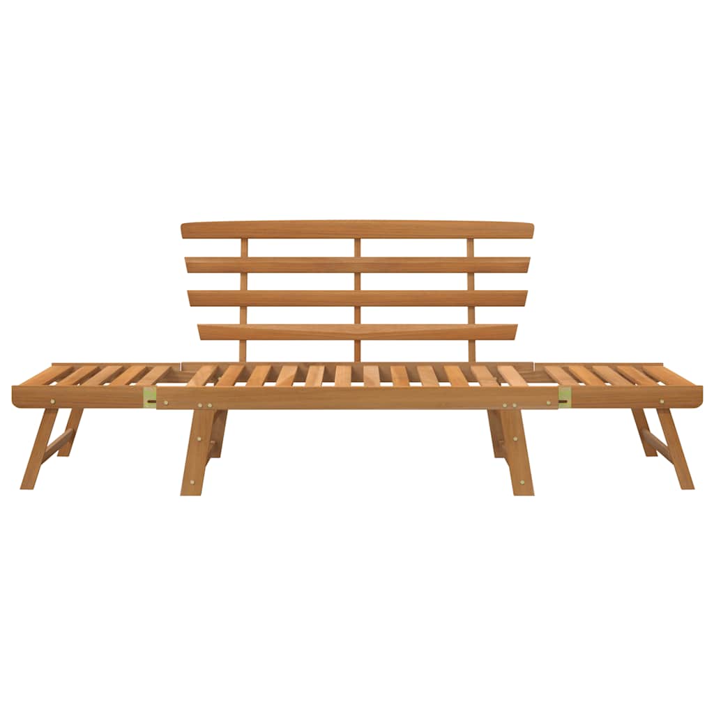 vidaXL Garden Bench 2-in-1 190 cm Solid Acacia Wood - Brown