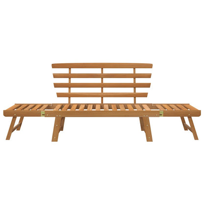 vidaXL Garden Bench 2-in-1 190 cm Solid Acacia Wood - Brown