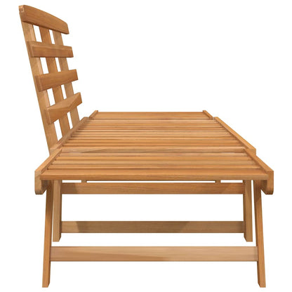 vidaXL Garden Bench 2-in-1 190 cm Solid Acacia Wood - Brown