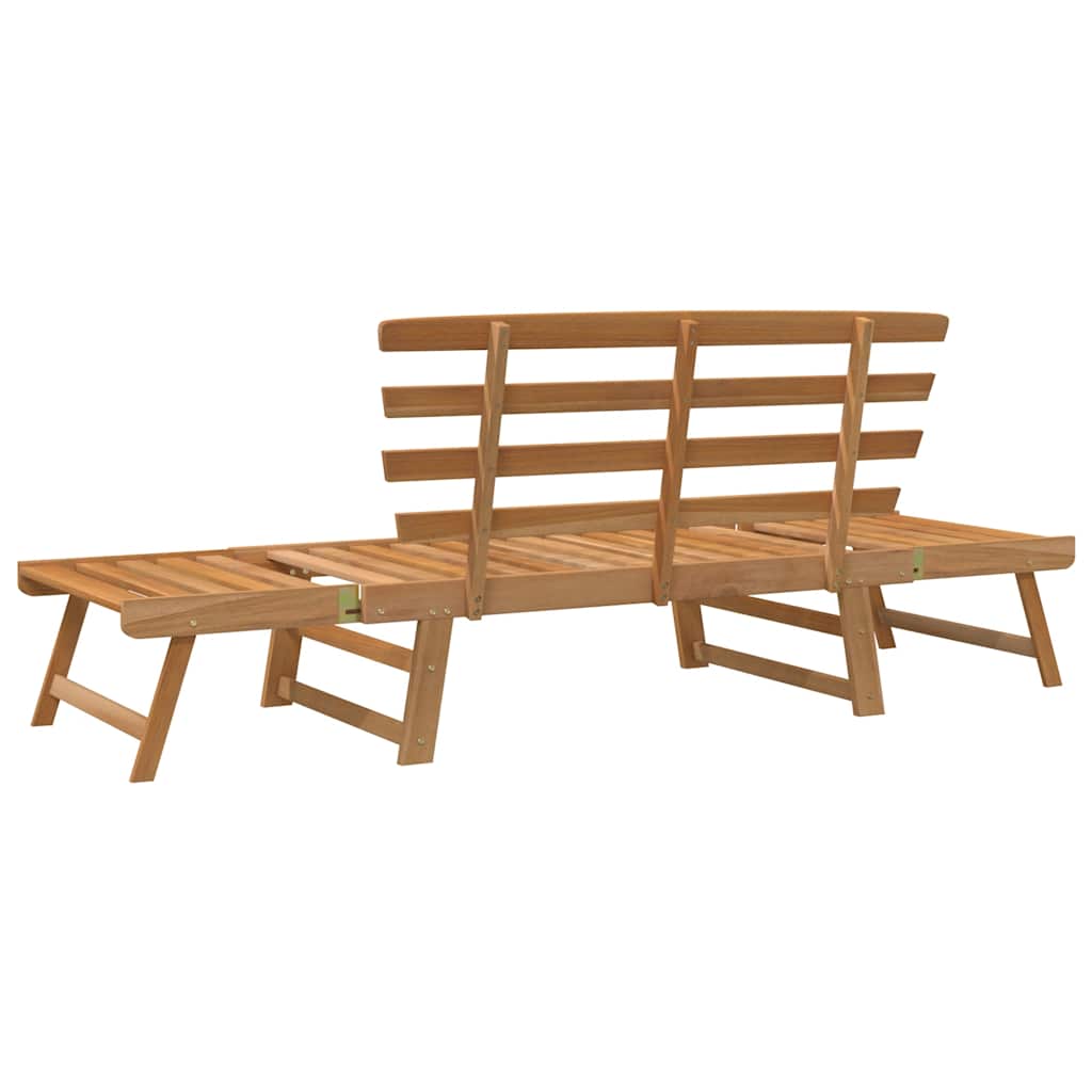 vidaXL Garden Bench 2-in-1 190 cm Solid Acacia Wood - Brown