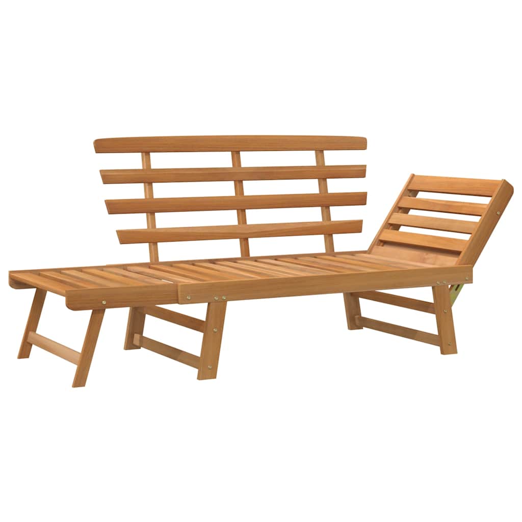 vidaXL Garden Bench 2-in-1 190 cm Solid Acacia Wood - Brown