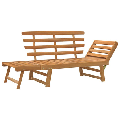 vidaXL Garden Bench 2-in-1 190 cm Solid Acacia Wood - Brown