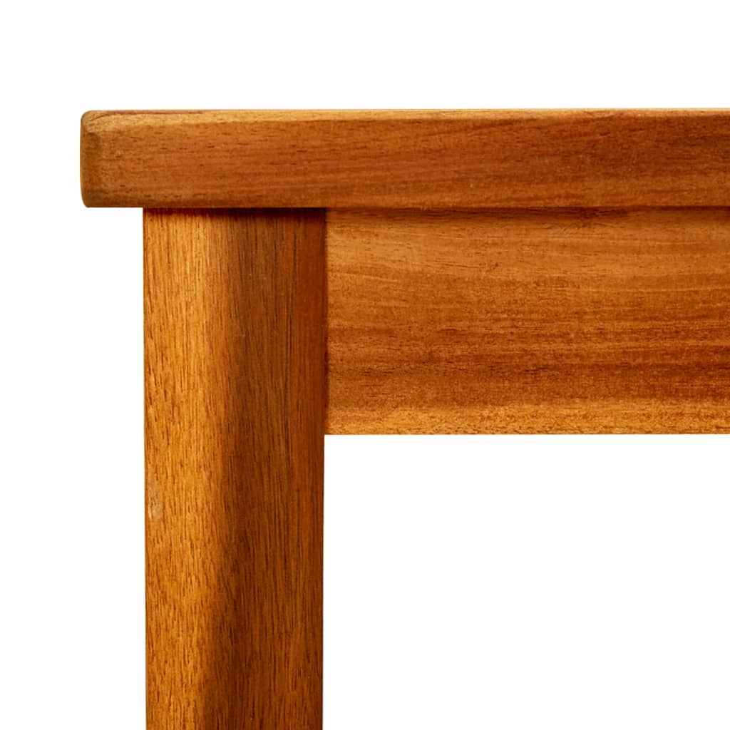 316394 vidaXL Garden Coffee Table 45x45x36 cm Solid Acacia Wood - Brown