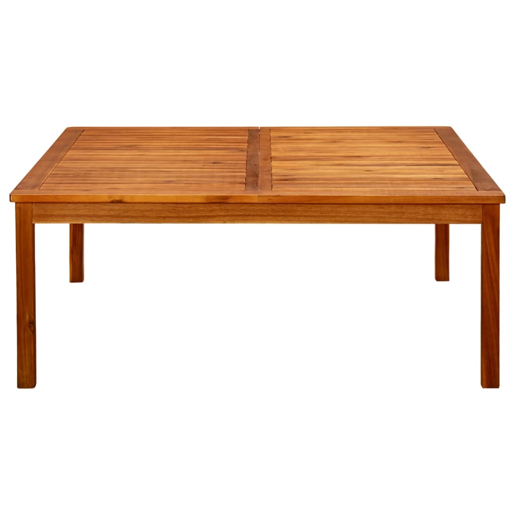316397 vidaXL Garden Coffee Table 110x110x45 cm Solid Acacia Wood - Brown