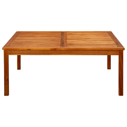 316397 vidaXL Garden Coffee Table 110x110x45 cm Solid Acacia Wood - Brown