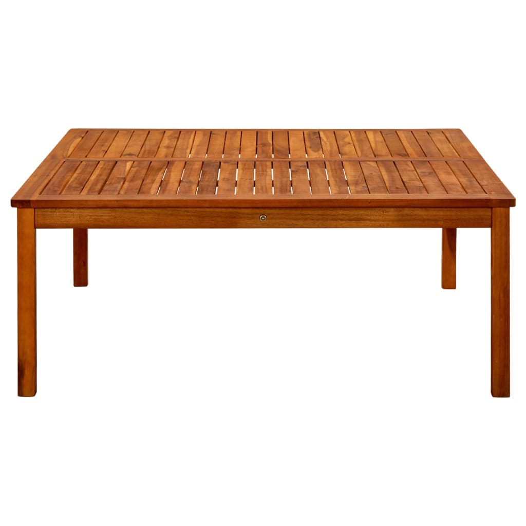 316397 vidaXL Garden Coffee Table 110x110x45 cm Solid Acacia Wood - Brown