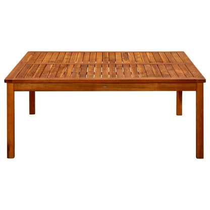 316397 vidaXL Garden Coffee Table 110x110x45 cm Solid Acacia Wood - Brown