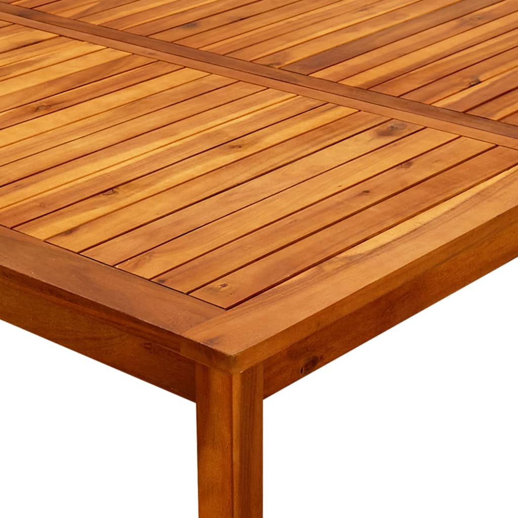 316397 vidaXL Garden Coffee Table 110x110x45 cm Solid Acacia Wood - Brown