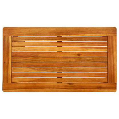 316399 vidaXL Garden Coffee Table 70x40x36 cm Solid Acacia Wood - Brown