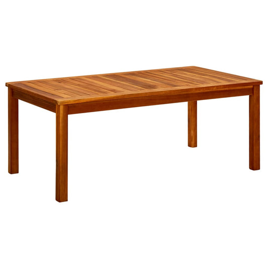 316401 vidaXL Garden Coffee Table 110x60x45 cm Solid Acacia Wood - Brown