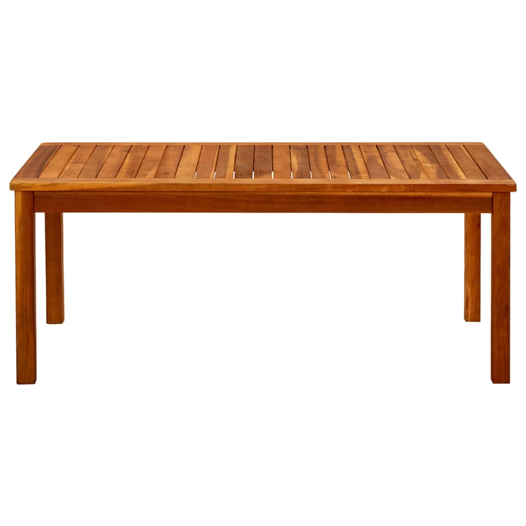 316401 vidaXL Garden Coffee Table 110x60x45 cm Solid Acacia Wood - Brown
