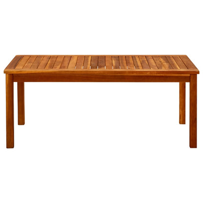 316401 vidaXL Garden Coffee Table 110x60x45 cm Solid Acacia Wood - Brown