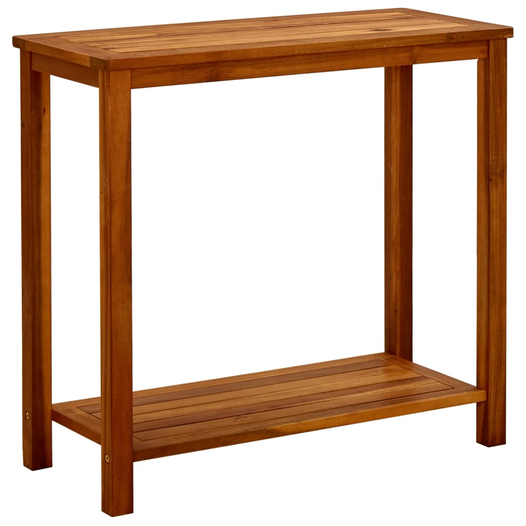 316405 vidaXL Garden Console Table 80x35x75 cm Solid Acacia Wood - Brown