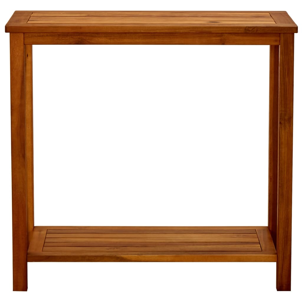 316405 vidaXL Garden Console Table 80x35x75 cm Solid Acacia Wood - Brown