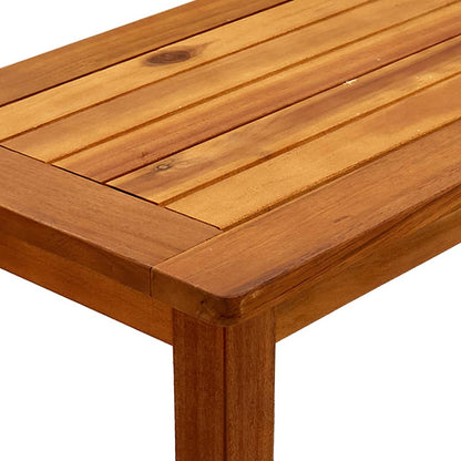 316405 vidaXL Garden Console Table 80x35x75 cm Solid Acacia Wood - Brown