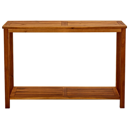 316406 vidaXL Garden Console Table 110x40x75 cm Solid Acacia Wood - Brown
