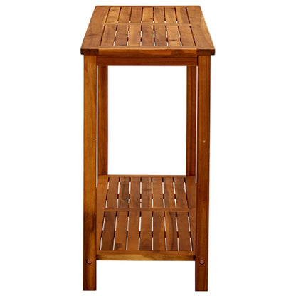 316406 vidaXL Garden Console Table 110x40x75 cm Solid Acacia Wood - Brown