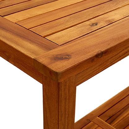 316406 vidaXL Garden Console Table 110x40x75 cm Solid Acacia Wood - Brown