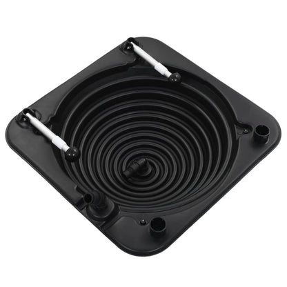 vidaXL Solar Pool Heaters 5 pcs 75x75x36 cm HDPE Aluminium - Black