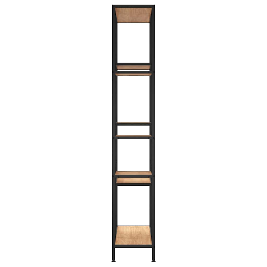 vidaXL Book Shelf 80x30x180 cm Steel and Engineered Wood - Brown
