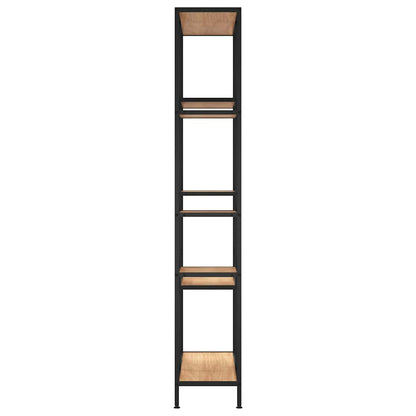 vidaXL Book Shelf 80x30x180 cm Steel and Engineered Wood - Brown