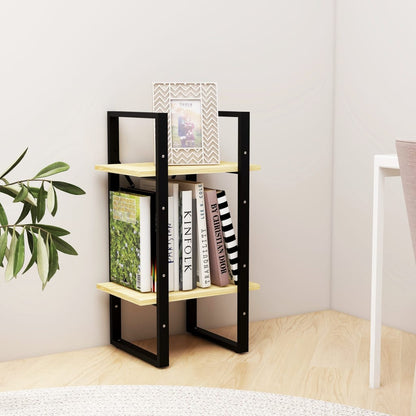 vidaXL 2-Tier Book Cabinet 40x30x70 cm Solid Pine Wood - Brown
