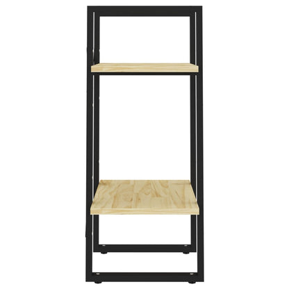 vidaXL 2-Tier Book Cabinet 40x30x70 cm Solid Pine Wood - Brown
