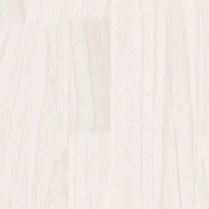 vidaXL 4-Tier Book Cabinet White 40x30x140 cm Solid Pine Wood