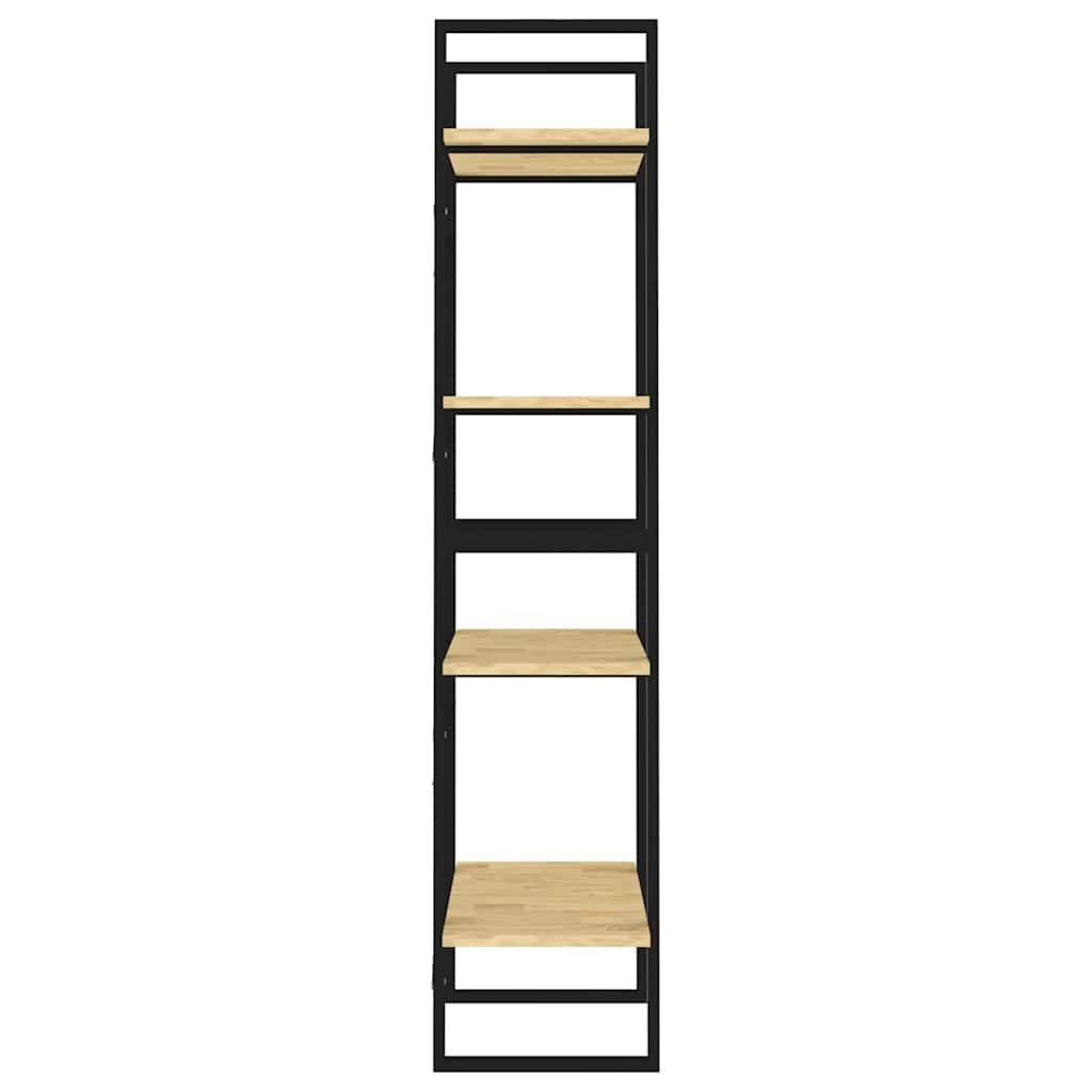 vidaXL 4-Tier Book Cabinet 60x30x140 cm Solid Pine Wood - Brown