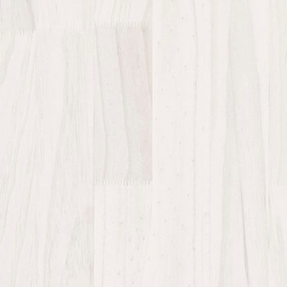 vidaXL 4-Tier Book Cabinet White 60x30x140 cm Solid Pine Wood