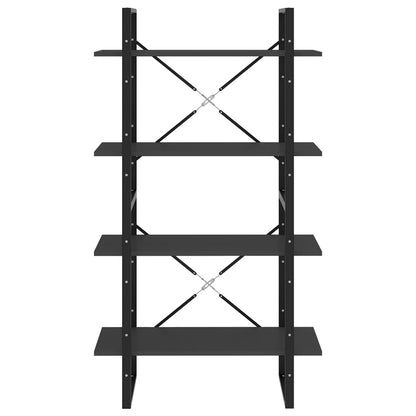 vidaXL 4-Tier Book Cabinet Grey 80x30x140 cm Engineered Wood