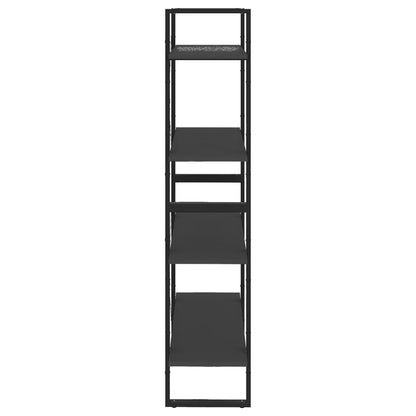 vidaXL 4-Tier Book Cabinet Grey 80x30x140 cm Engineered Wood