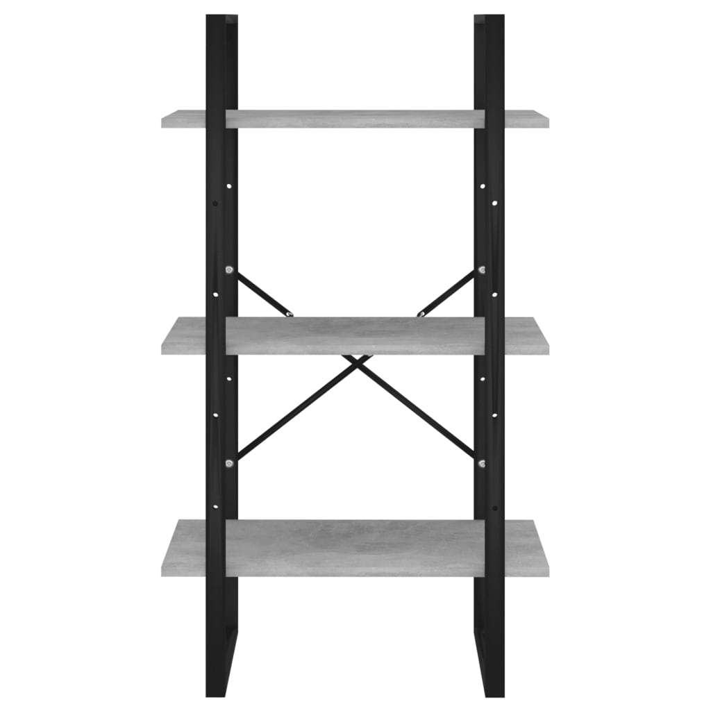 vidaXL Storage Shelf Concrete Grey 60x30x105 cm Engineered Wood