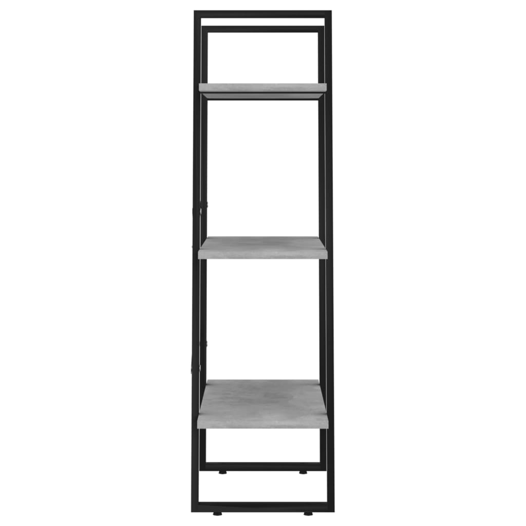 vidaXL Storage Shelf Concrete Grey 60x30x105 cm Engineered Wood