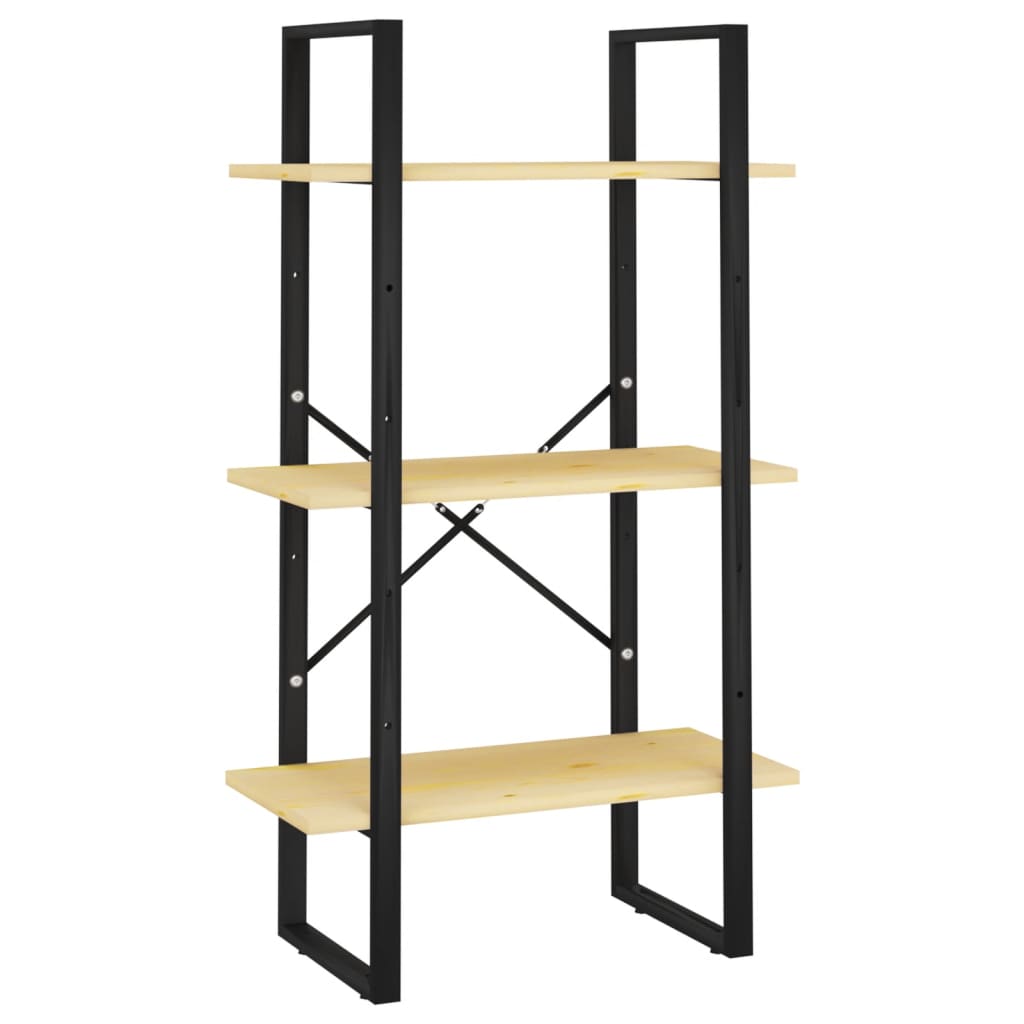 vidaXL Storage Shelf 60x30x105 cm Solid Pine Wood - Brown