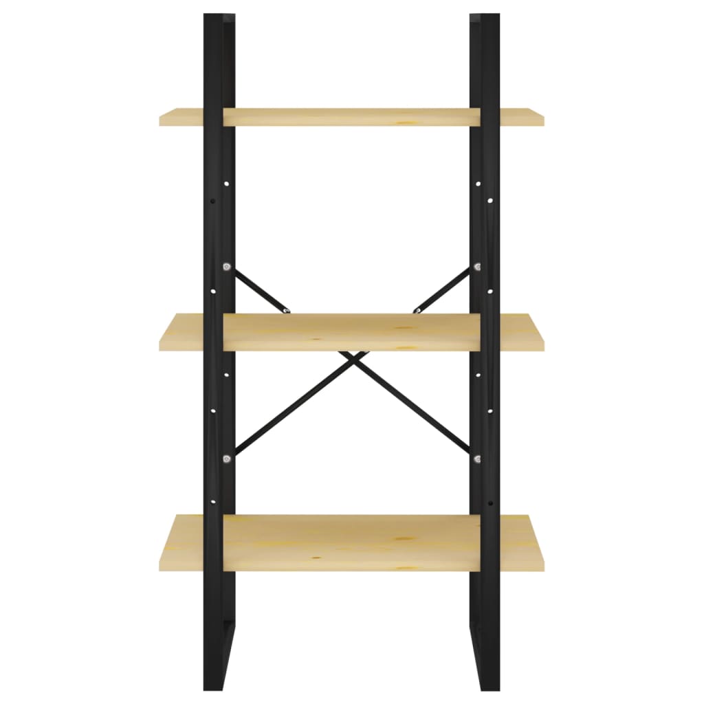 vidaXL Storage Shelf 60x30x105 cm Solid Pine Wood - Brown