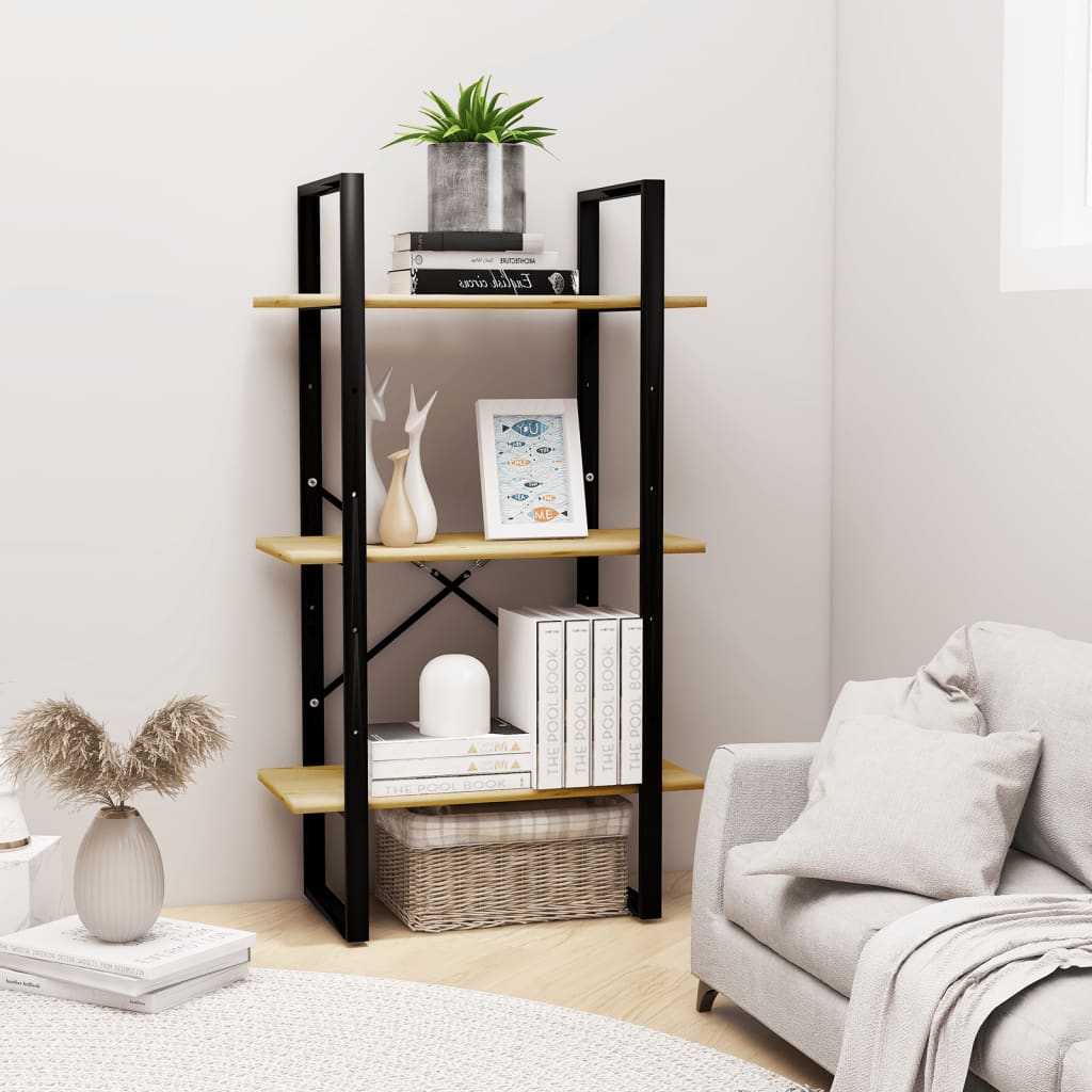 vidaXL Storage Shelf 60x30x105 cm Solid Pine Wood - Brown