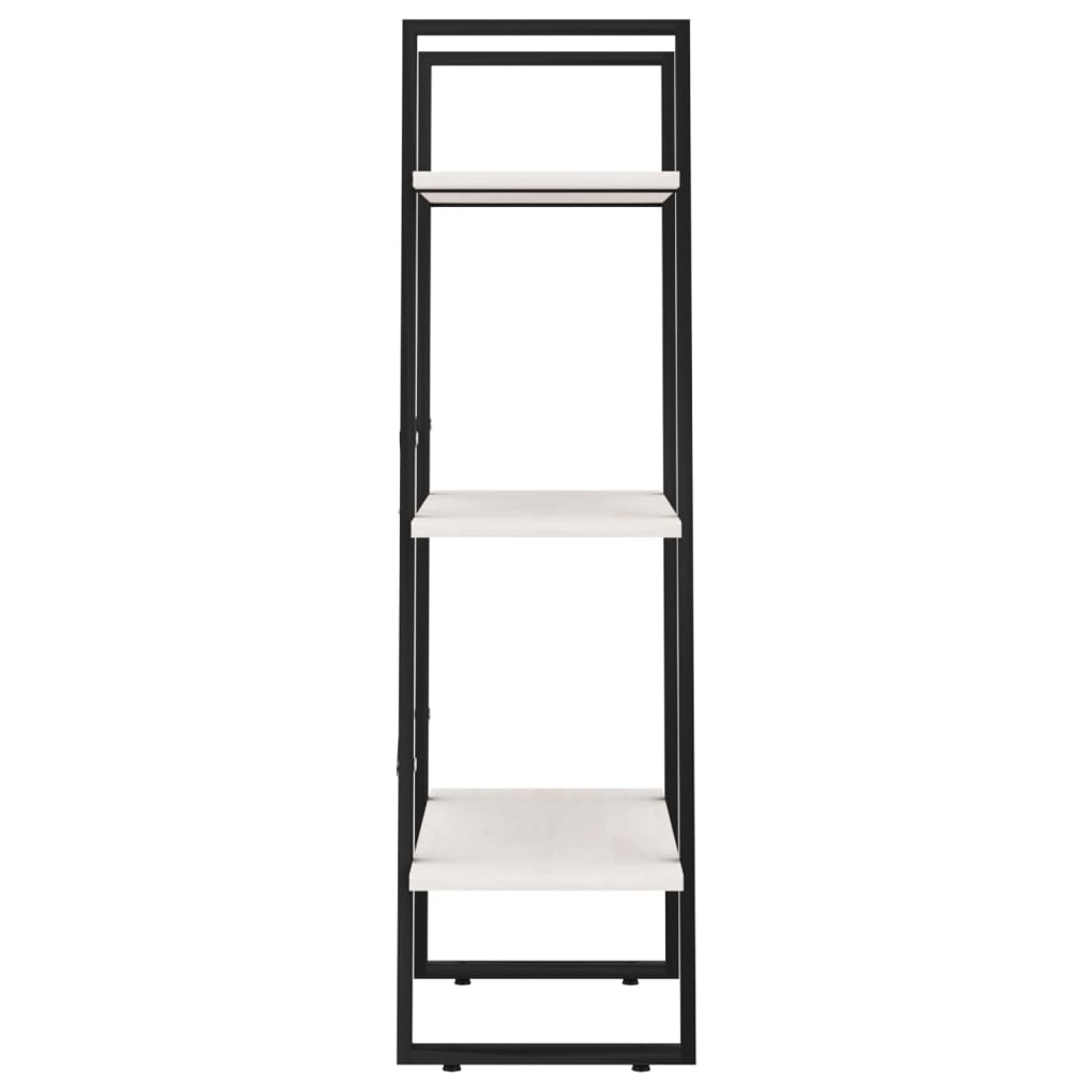vidaXL Storage Shelf White 60x30x105 cm Solid Pine Wood