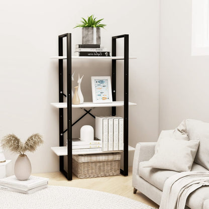 vidaXL Storage Shelf White 60x30x105 cm Solid Pine Wood
