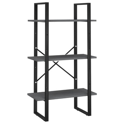 vidaXL Storage Shelf Grey 60x30x105 cm Solid Pine Wood