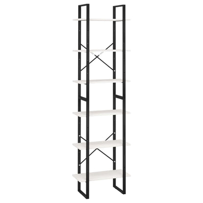 vidaXL Storage Shelf White 60x30x210 cm Solid Wood Pine